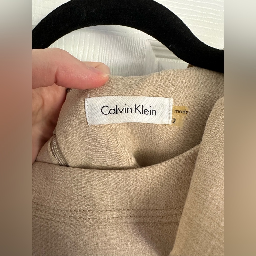 Calvin Klein Ruffle Shoulder Dress - Picture 3 of 6